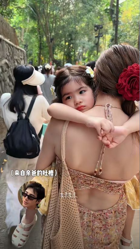 ！麦迪娜穿泳装美呆了4岁女儿颜值真的高A
